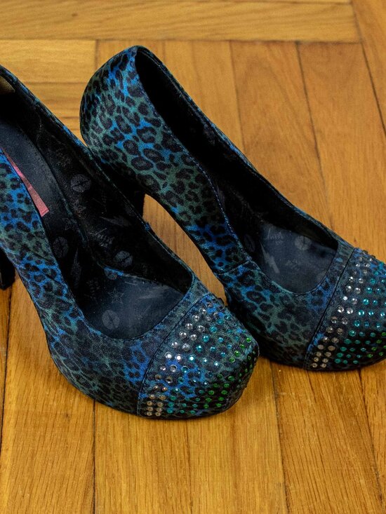 Betsey Johnson Shoes - Betsey Johnson Platform Leopard Heels